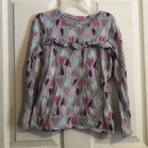 Jumping beans glitter heart top